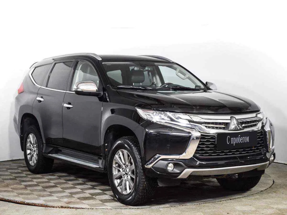 Mitsubishi Pajero Sport, Черный, 2018, Автоматическая, 181 л.с., цена от 2 455 100 руб.