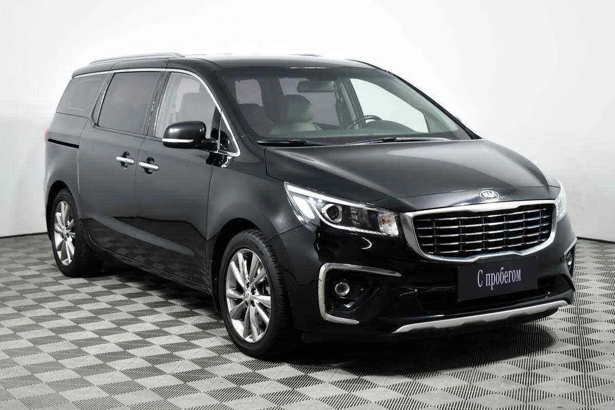 KIA Carnival, Черный, 2017, Автоматическая, 202 л.с., цена от 1 899 000 руб.