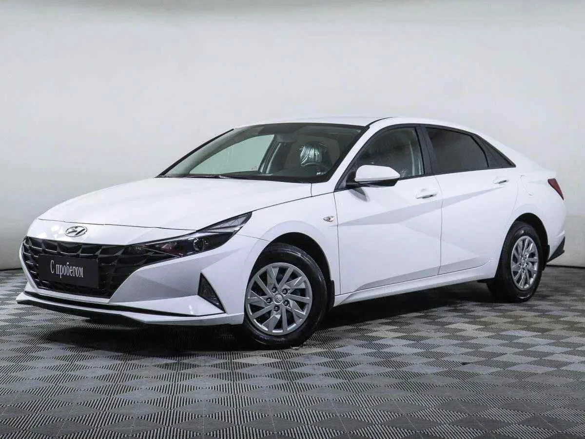 Hyundai Elantra, Белый, 2022, Автоматическая, 128 л.с., цена от 2 046 000 руб.