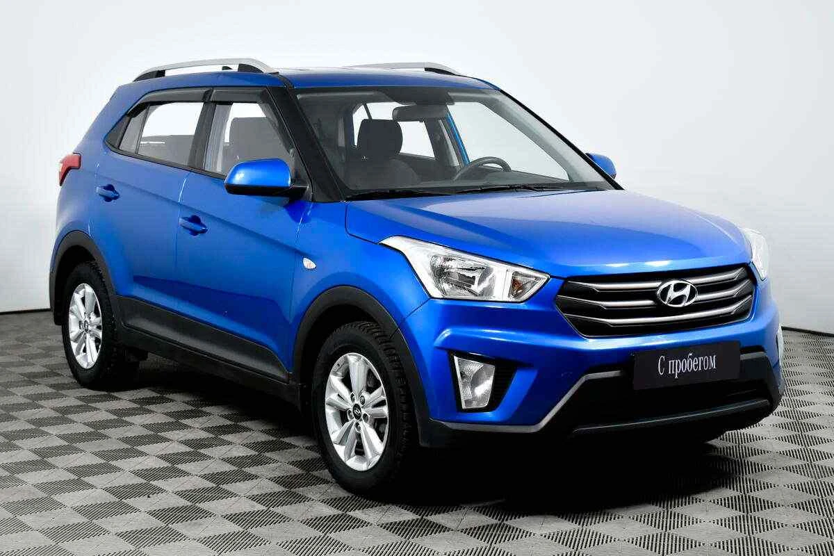 Hyundai Creta, Синий, 2017, Автоматическая, 123 л.с., цена от 1 069 000 руб.