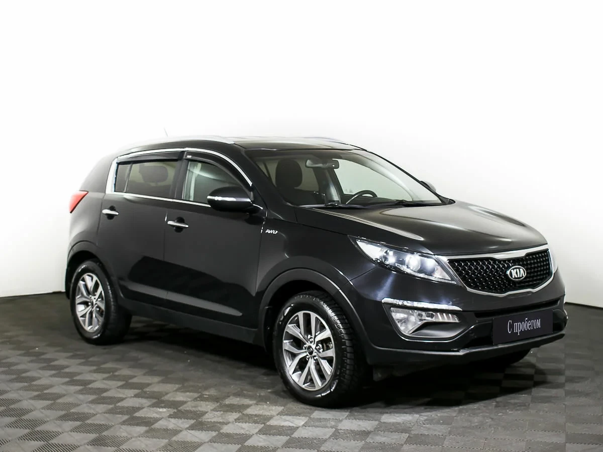 KIA Sportage, Черный, 2015, Автоматическая, 150 л.с., цена от 1 073 500 руб.