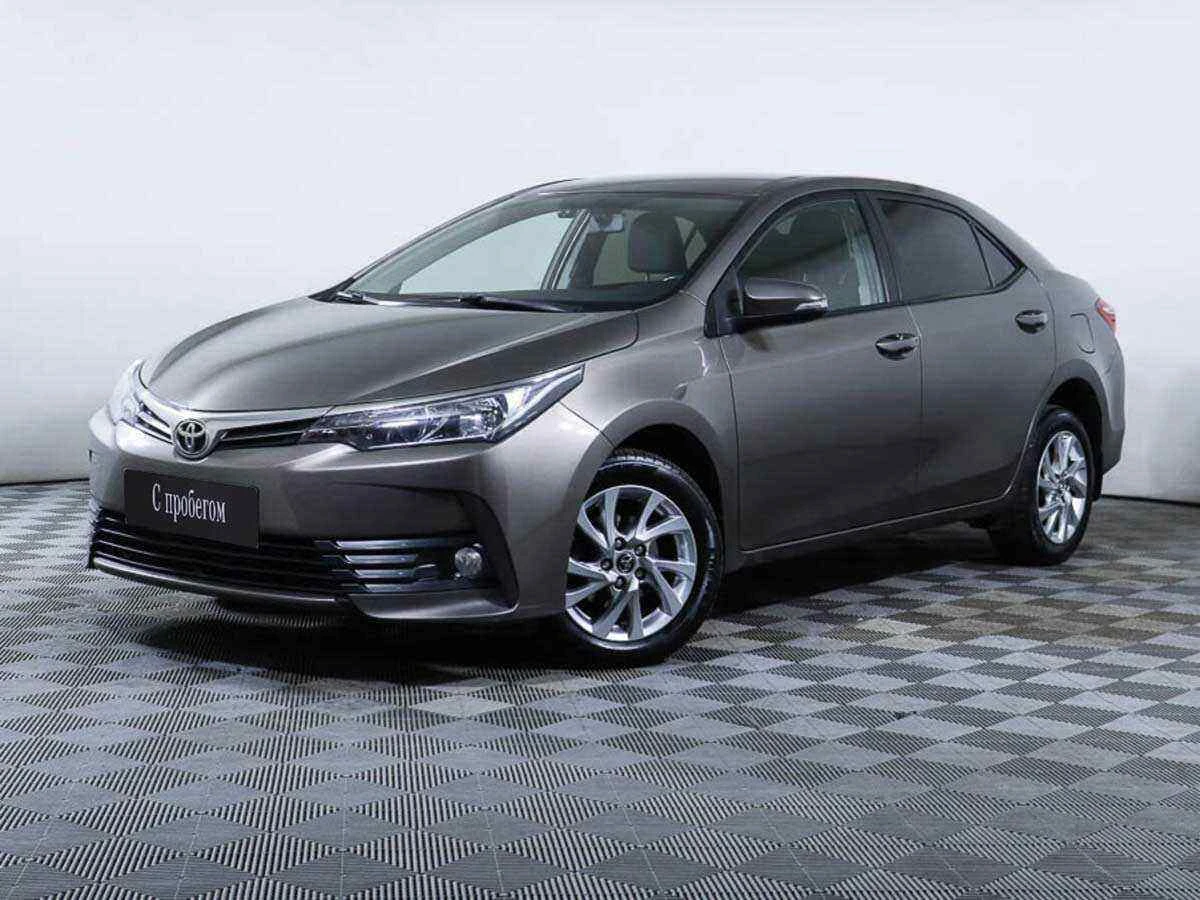 Toyota Corolla, Серый, 2016, Вариатор, 122 л.с., цена от 927 000 руб.