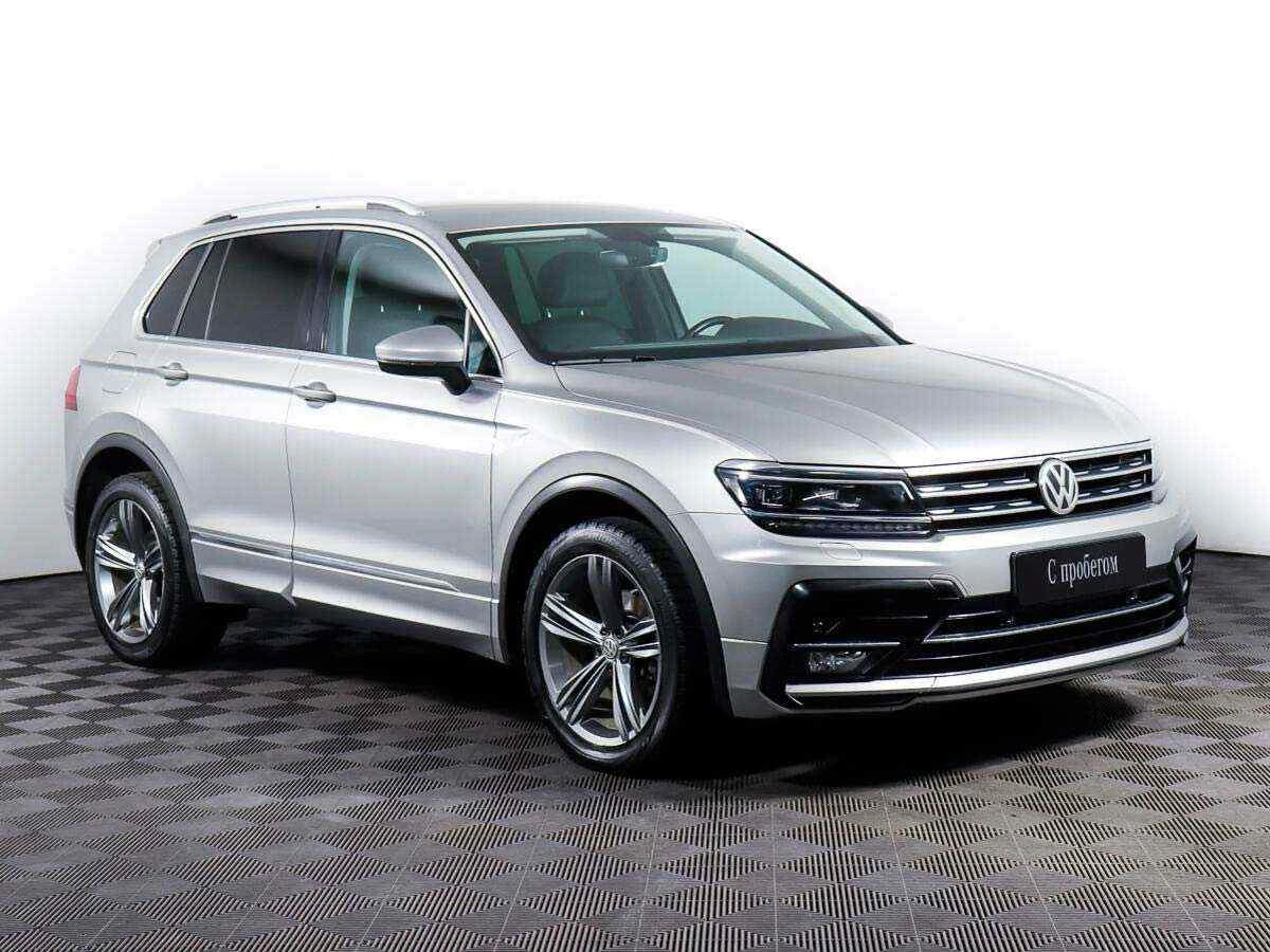 Volkswagen Tiguan, Серебряный, 2018, Автоматическая, 187 л.с., цена от 1 687 000 руб.
