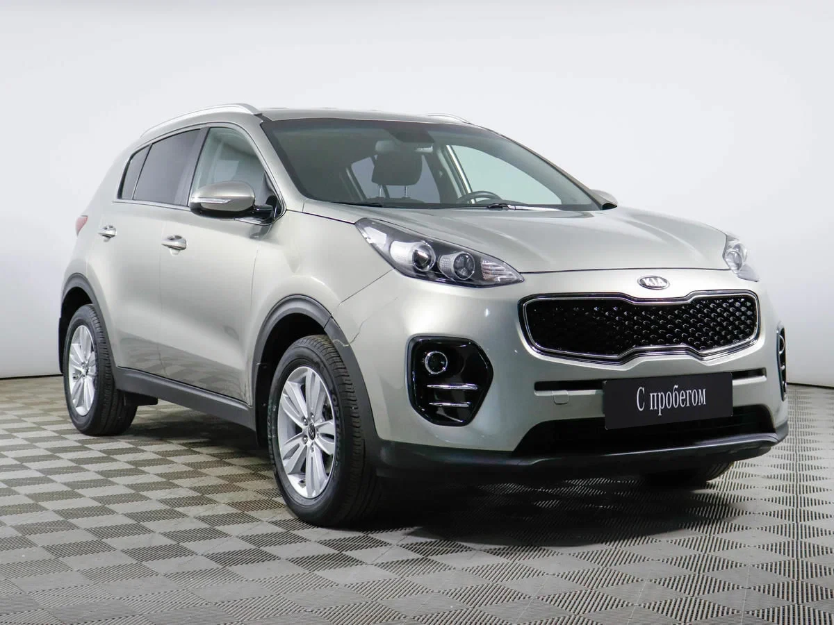 KIA Sportage, Серебряный, 2016, Автоматическая, 150 л.с., цена от 1 404 500 руб.