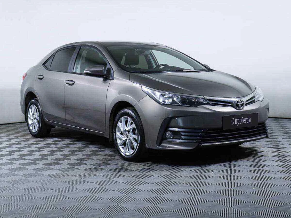 Toyota Corolla, Серый, 2016, Вариатор, 122 л.с., цена от 927 000 руб.