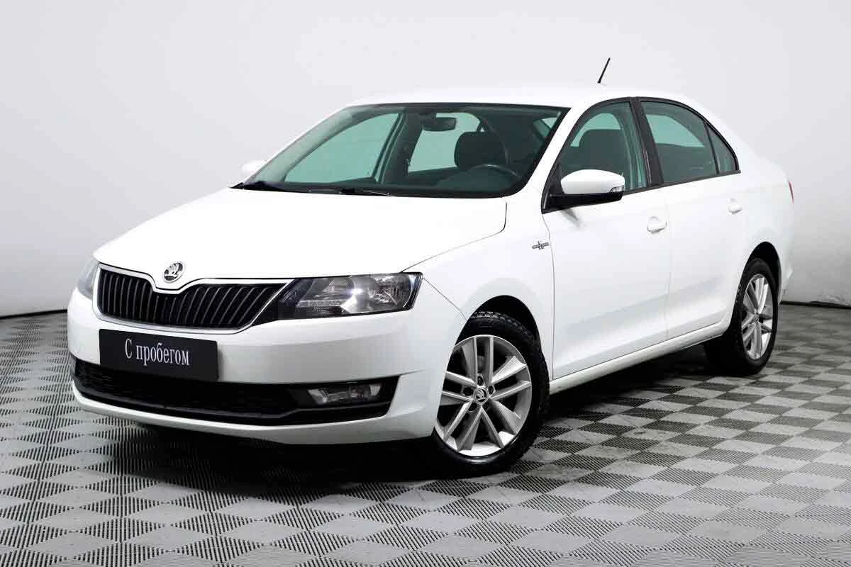 SKODA RAPID, Белый, 2019, Робот, 125 л.с., цена от 912 000 руб.
