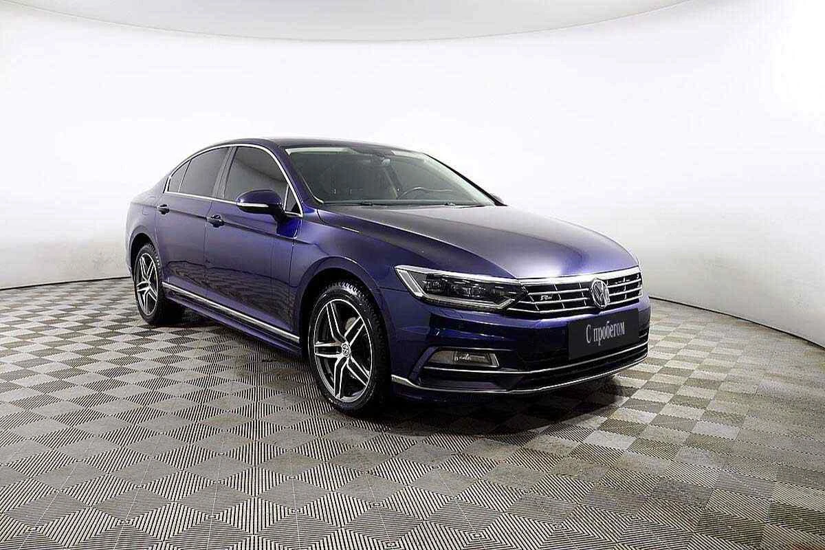 Volkswagen Passat, Синий, 2018, Робот, 180 л.с., цена от 1 280 000 руб.