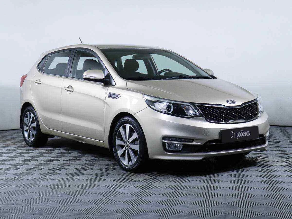 KIA Rio, Бежевый, 2015, Автоматическая, 123 л.с., цена от 600 000 руб.