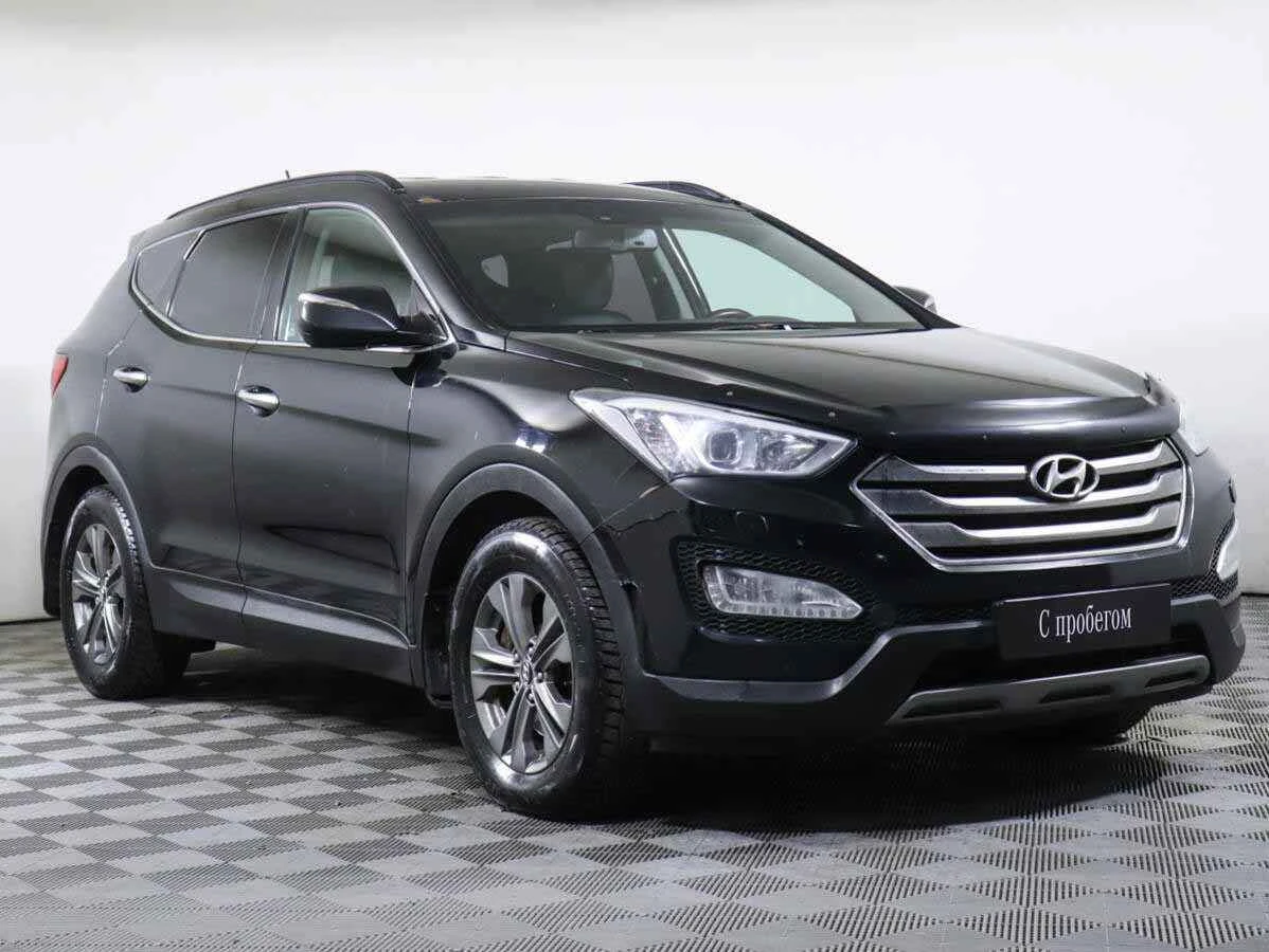 Hyundai Santa Fe, Черный, 2012, Автоматическая, 175 л.с., цена от 1 109 000 руб.