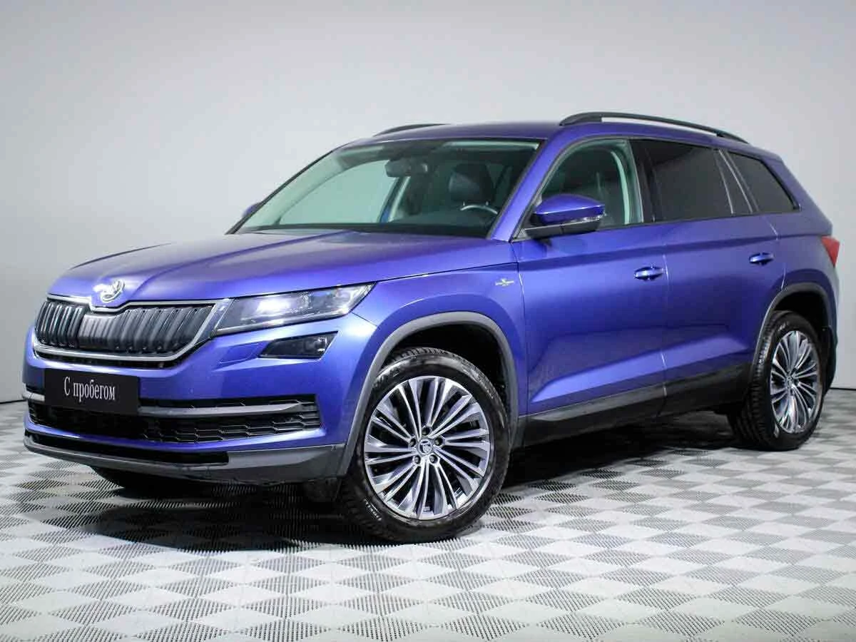 SKODA KODIAQ, Синий, 2021, Робот, 180 л.с., цена от 2 105 600 руб.