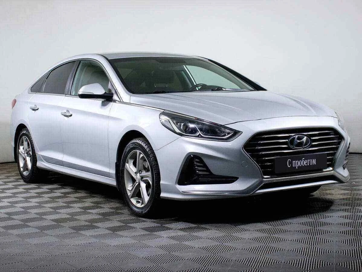 Hyundai Sonata, Серебряный, 2019, Автоматическая, 150 л.с., цена от 1 273 000 руб.