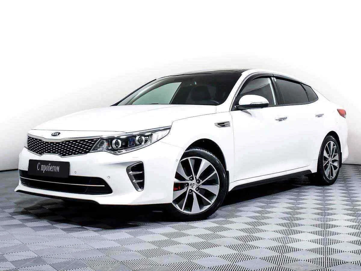 KIA Optima, Белый, 2017, Автоматическая, 188 л.с., цена от 1 325 000 руб.