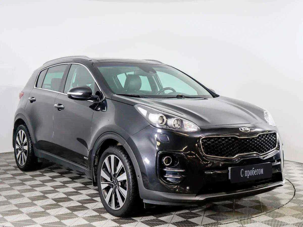 KIA Sportage, Черный, 2017, Автоматическая, 185 л.с., цена от 1 404 800 руб.
