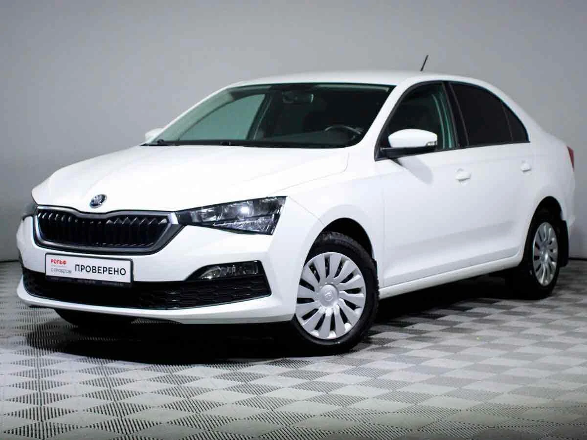 SKODA RAPID, Белый, 2020, Автоматическая, 110 л.с., цена от 1 052 800 руб.
