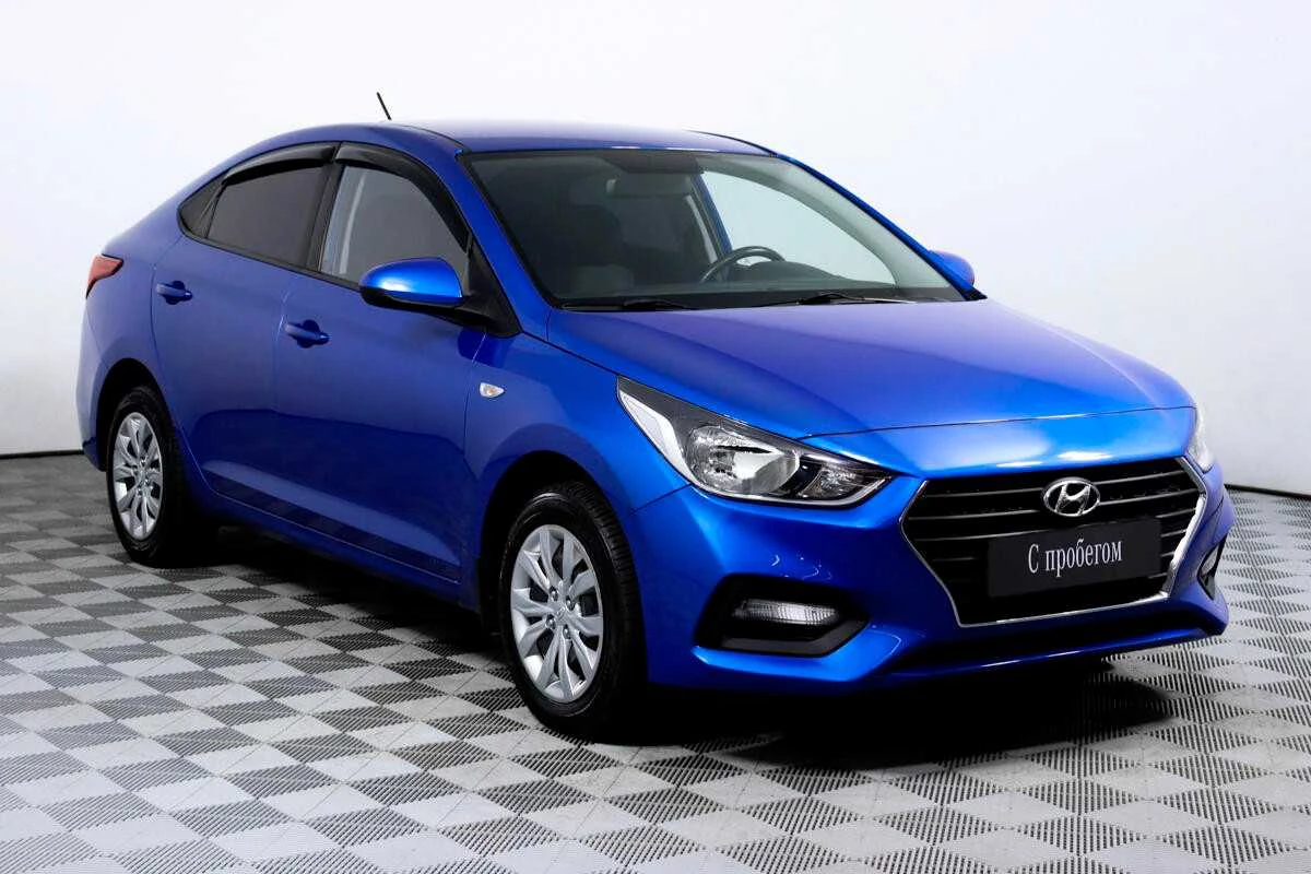 HYUNDAI SOLARIS, Синий, 2019, Автоматическая, 123 л.с., цена от 968 000 руб.