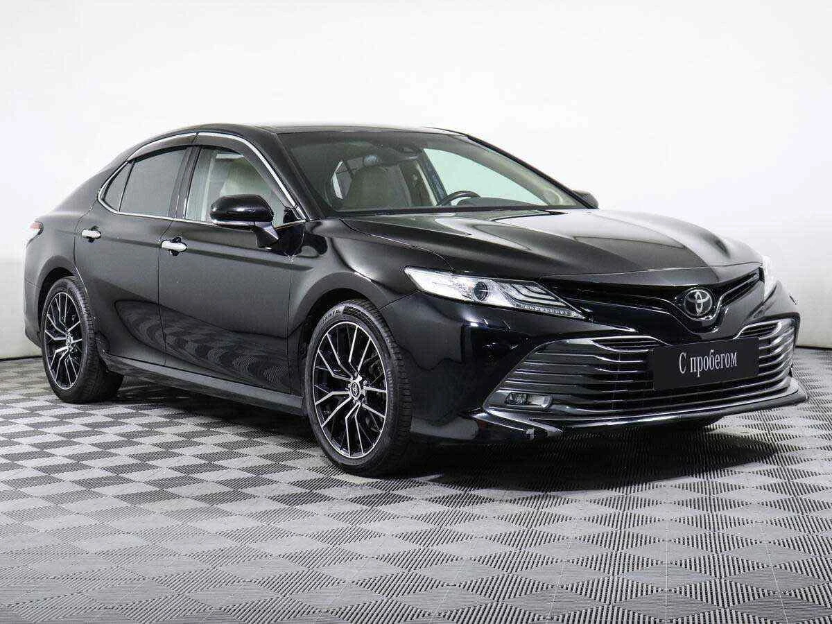 Toyota Camry, Черный, 2018, Автоматическая, 150 л.с., цена от 2 190 000 руб.