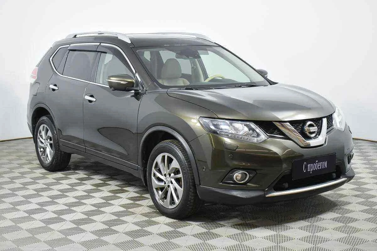 Nissan X-Trail, Зеленый, 2017, Вариатор, 171 л.с., цена от 1 291 000 руб.