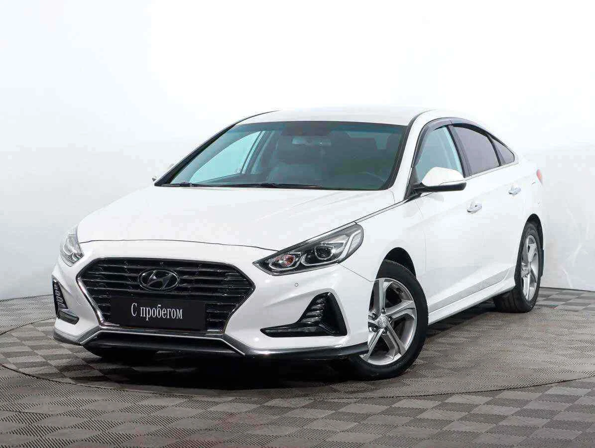 Hyundai Sonata, Белый, 2018, Автоматическая, 150 л.с., цена от 1 252 000 руб.
