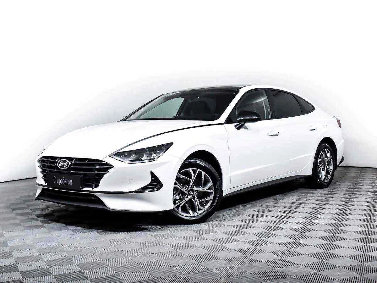 Hyundai Sonata, Белый, 2021, Автоматическая, 150 л.с., цена от 1 847 000 руб.