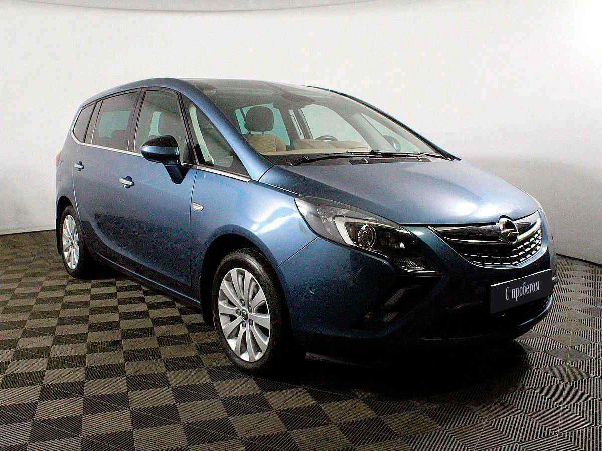 Opel Zafira, Голубой, 2013, Автоматическая, 165 л.с., цена от 918 000 руб.