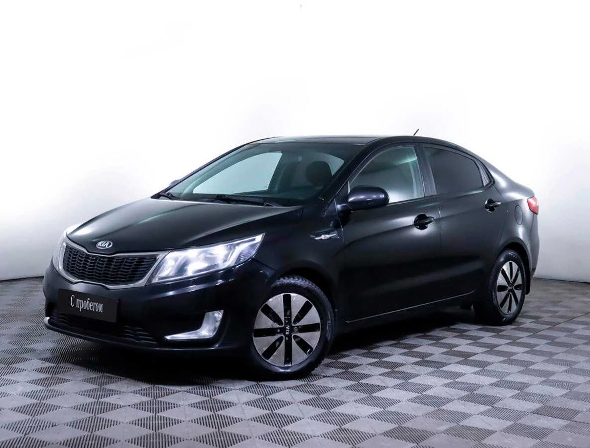 KIA RIO, Черный, 2014, Автоматическая, 123 л.с., цена от 608 000 руб.