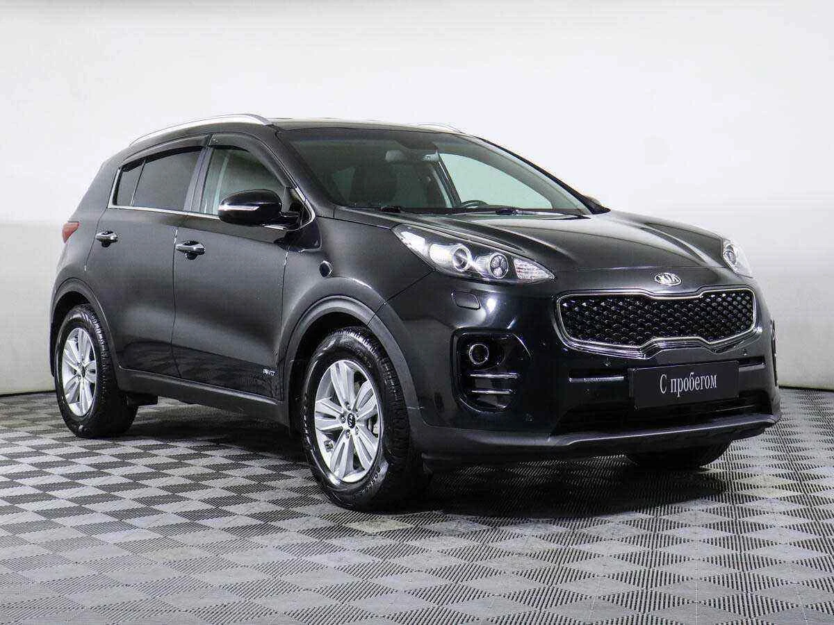 KIA Sportage, Черный, 2017, Автоматическая, 185 л.с., цена от 1 480 000 руб.