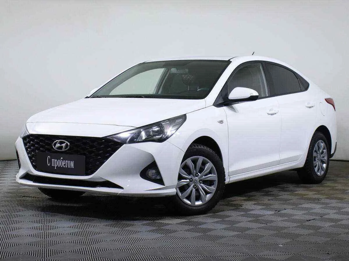 Hyundai Solaris, Белый, 2020, Автоматическая, 100 л.с., цена от 999 000 руб.
