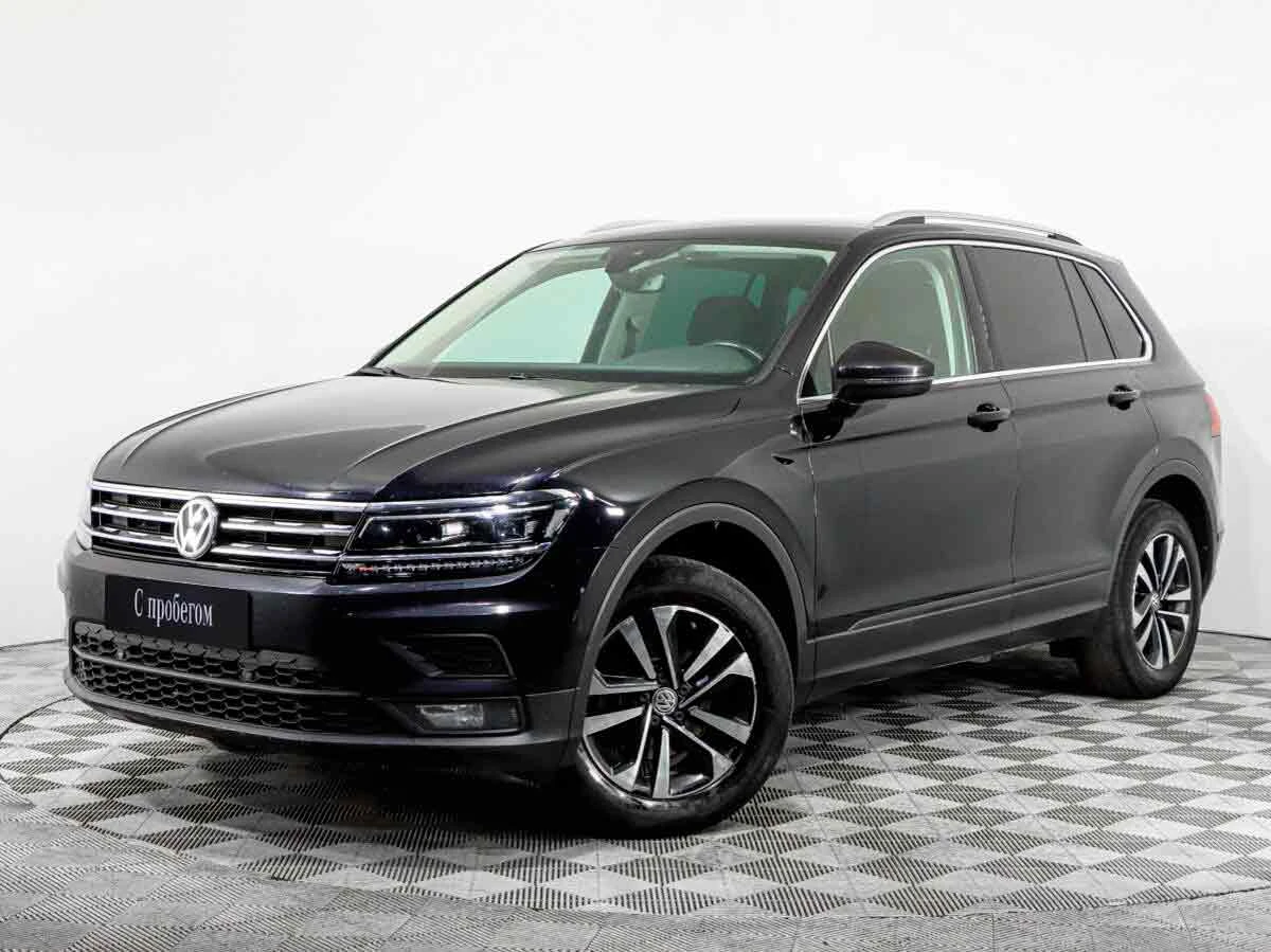 VOLKSWAGEN TIGUAN, Черный, 2020, Робот, 150 л.с., цена от 1 600 000 руб.