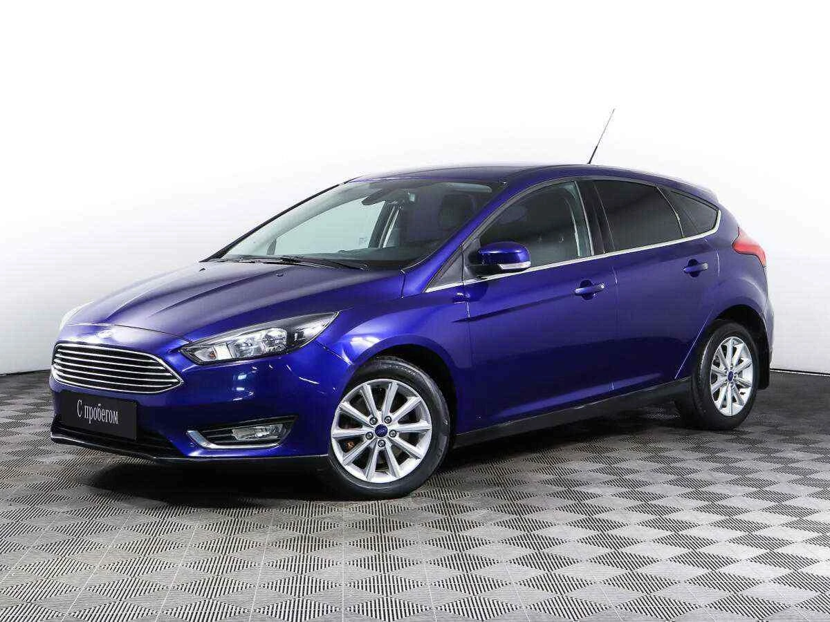 Ford Focus, Синий, 2016, Робот, 105 л.с., цена от 666 000 руб.