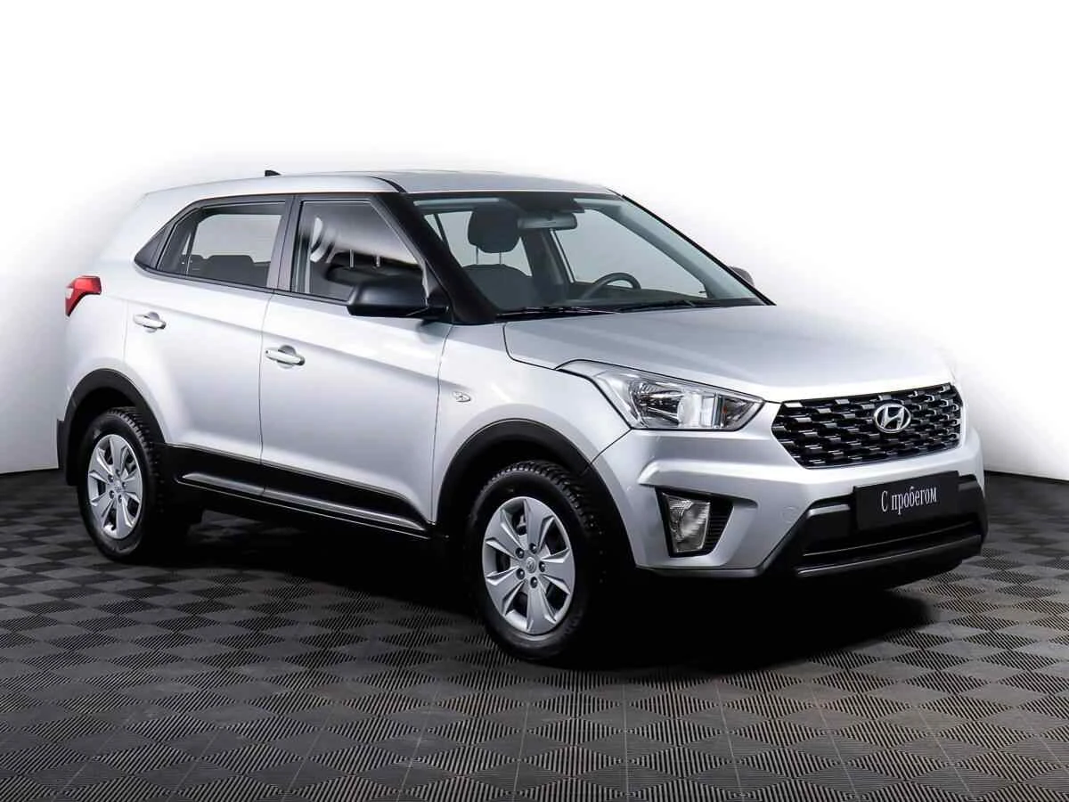 Hyundai Creta, Серебряный, 2021, Автоматическая, 123 л.с., цена от 1 449 000 руб.