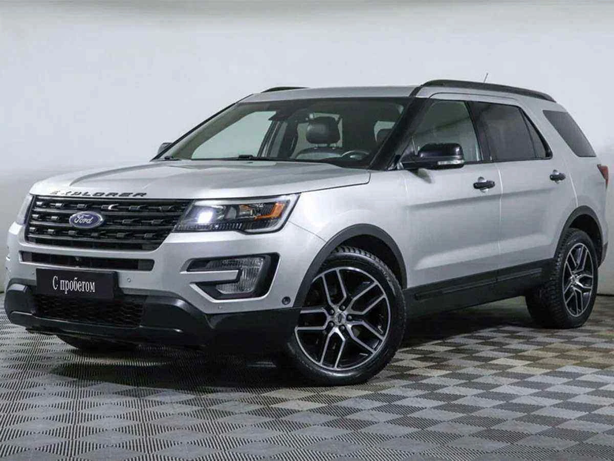 Ford Explorer, Серый, 2016, Автоматическая, 249 л.с., цена от 2 100 000 руб.