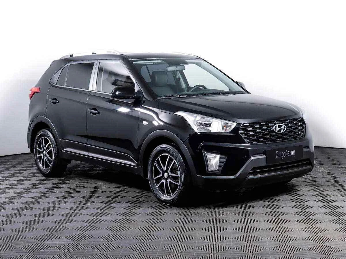 Hyundai Creta, Черный, 2021, Автоматическая, 123 л.с., цена от 1 299 000 руб.