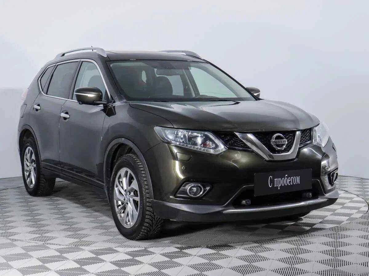 Nissan X-Trail, Зеленый, 2015, Автоматическая, 144 л.с., цена от 1 066 000 руб.