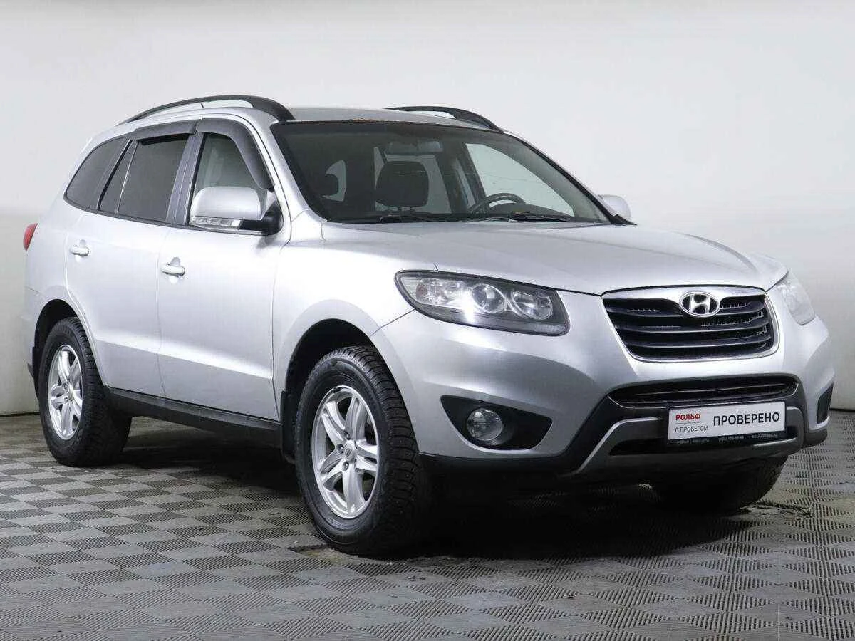Hyundai Santa Fe, Серебряный, 2010, Механическая, 174 л.с., цена от 615 000 руб.