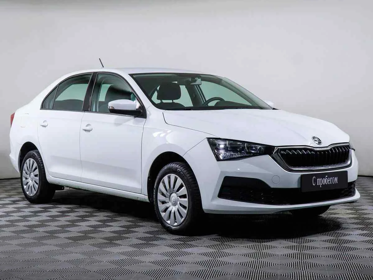 Skoda Rapid, Белый, 2021, Автоматическая, 110 л.с., цена от 1 195 000 руб.