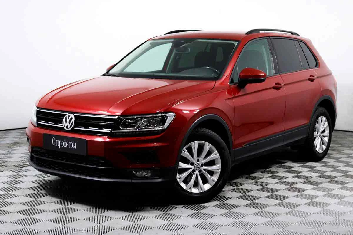 VOLKSWAGEN TIGUAN, Красный, 2020, Робот, 150 л.с., цена от 1 648 000 руб.
