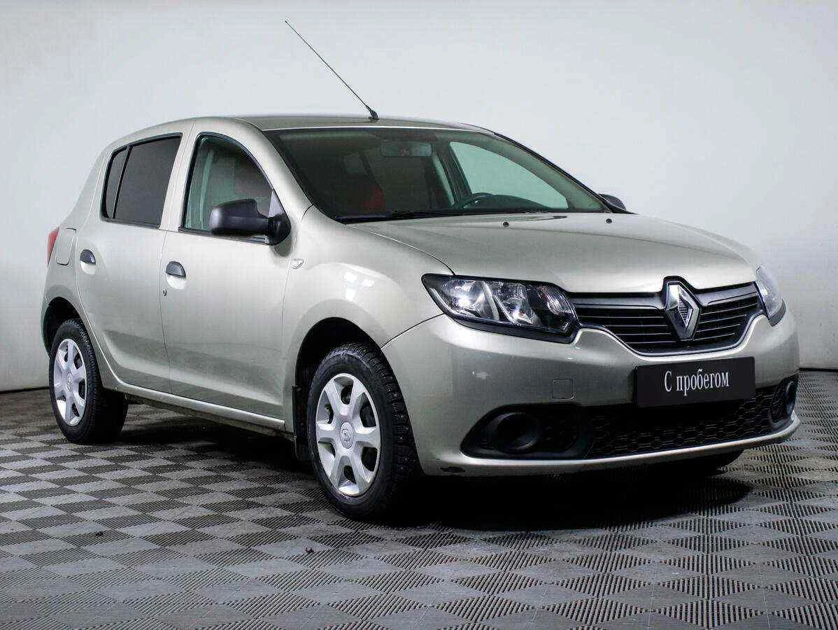 Renault Sandero, Бежевый, 2016, Механическая, 75 л.с., цена от 539 000 руб.