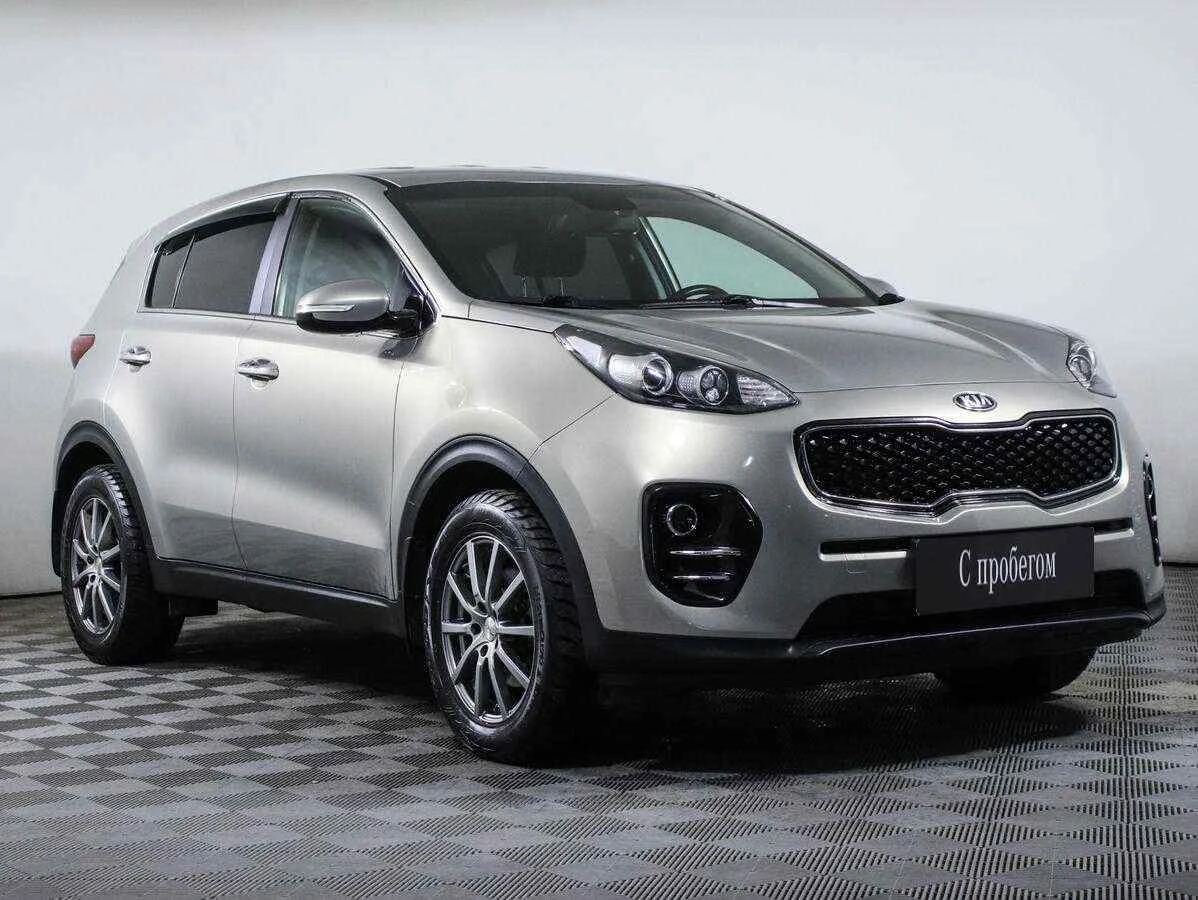 KIA Sportage, Серебряный, 2016, Автоматическая, 150 л.с., цена от 1 349 000 руб.