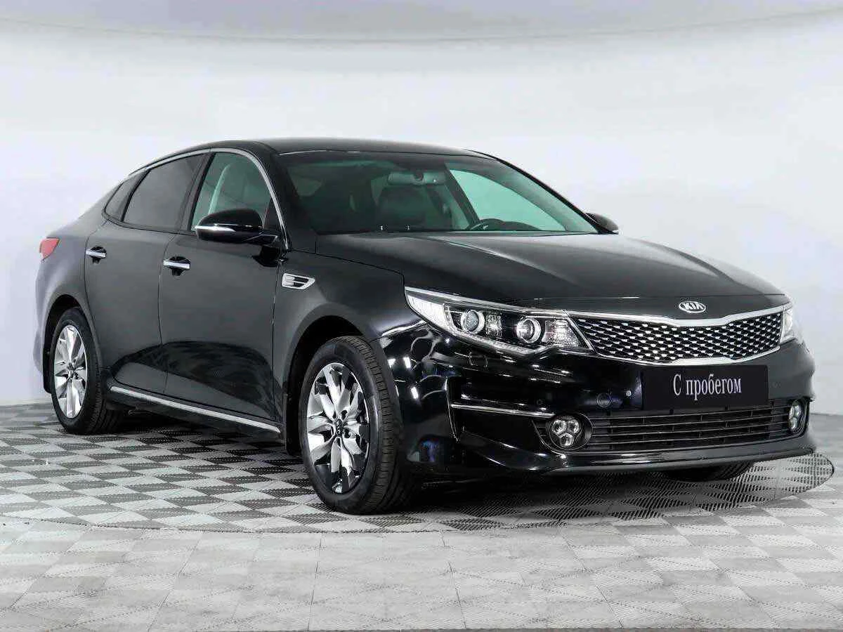 KIA Optima, Черный, 2017, Автоматическая, 150 л.с., цена от 1 304 000 руб.