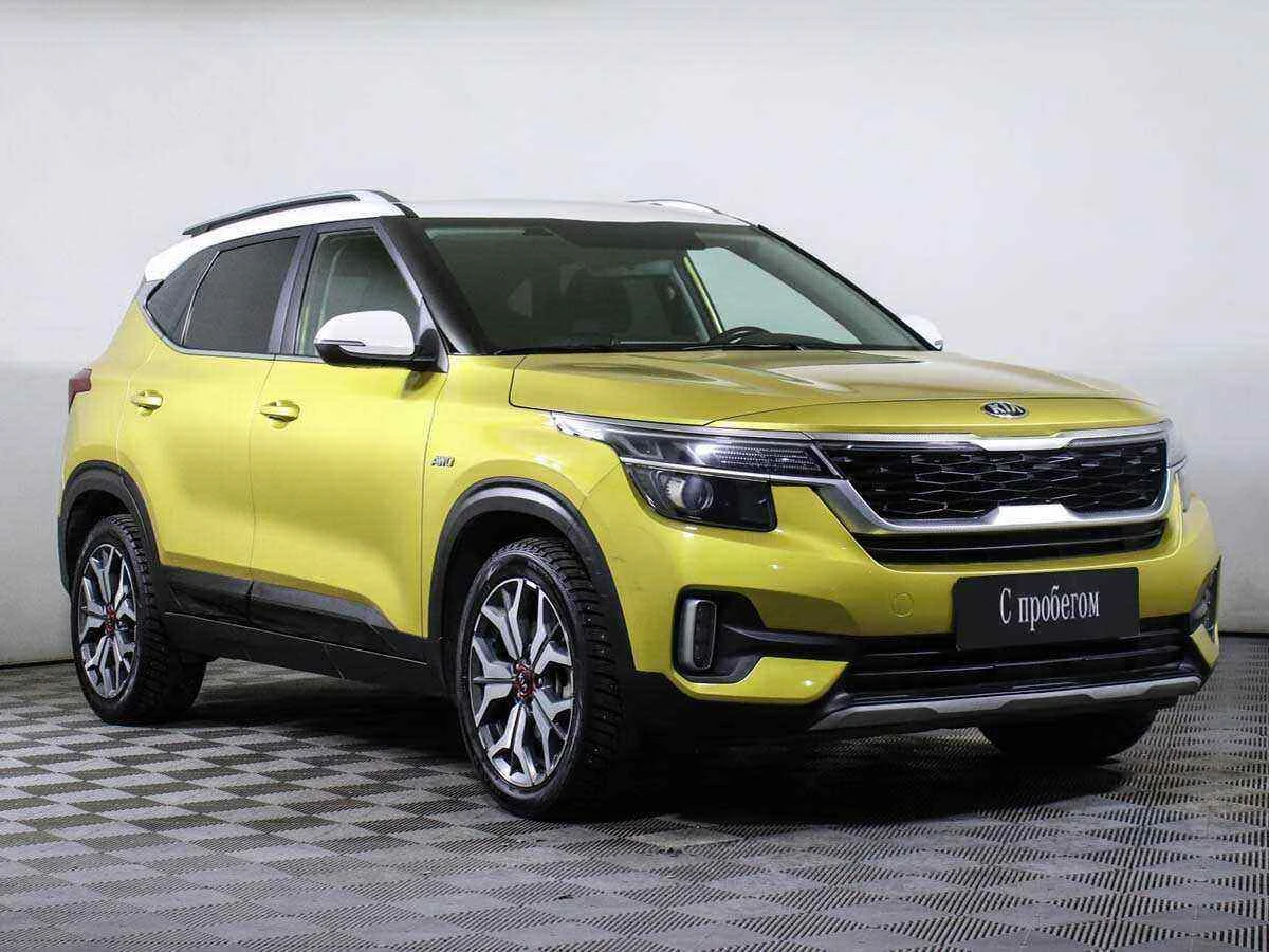 KIA Seltos, Желтый, 2020, Вариатор, 149 л.с., цена от 1 840 000 руб.