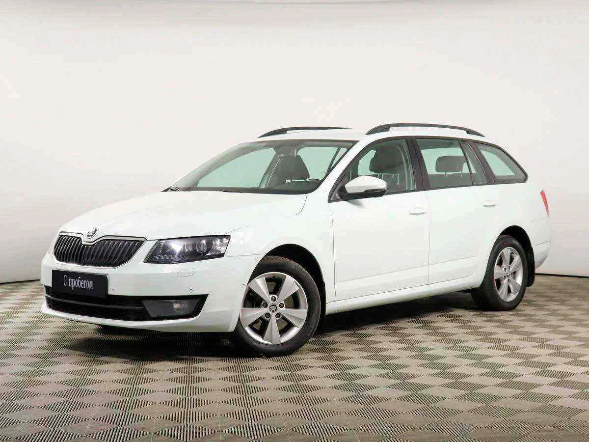 Skoda Octavia, Белый, 2015, Робот, 180 л.с., цена от 1 224 000 руб.