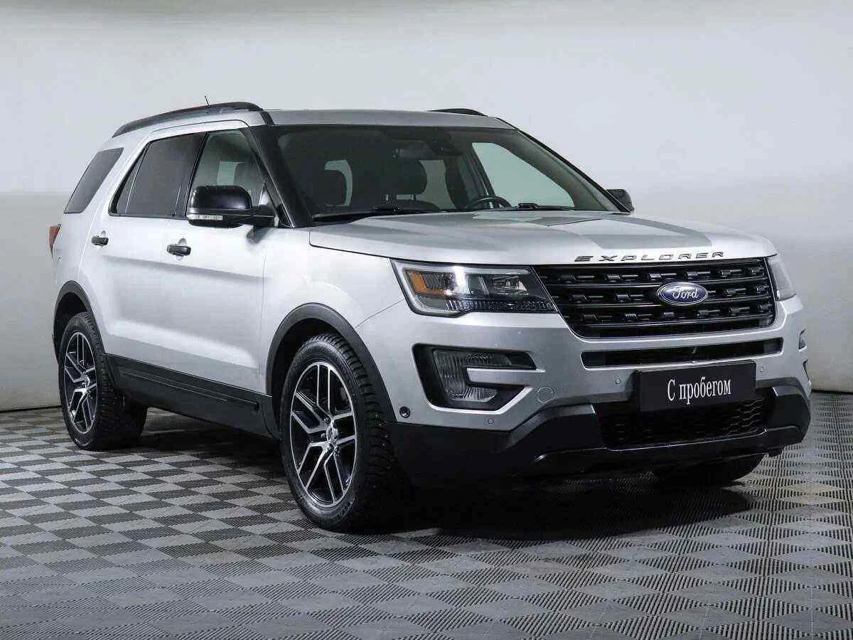 Ford Explorer, Серый, 2016, Автоматическая, 249 л.с., цена от 2 100 000 руб.