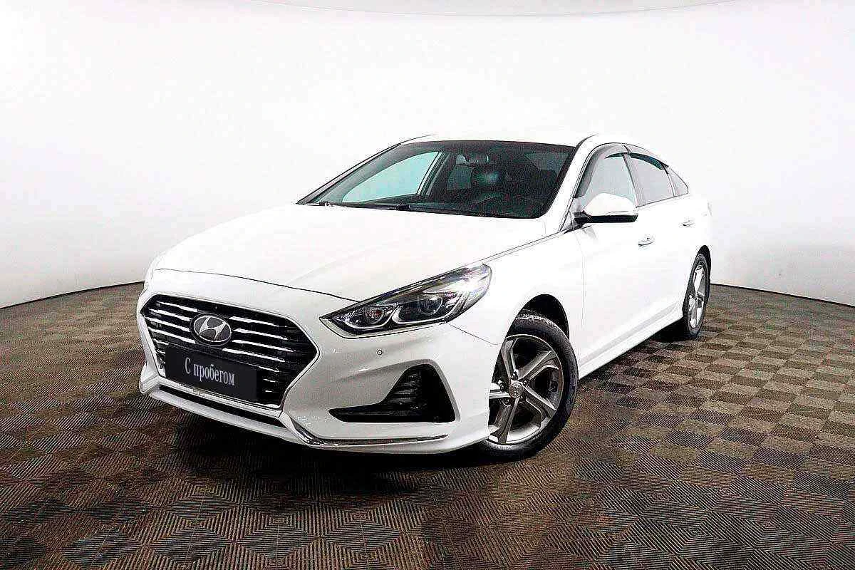 Hyundai Sonata, Белый, 2019, Автоматическая, 152 л.с., цена от 1 275 000 руб.
