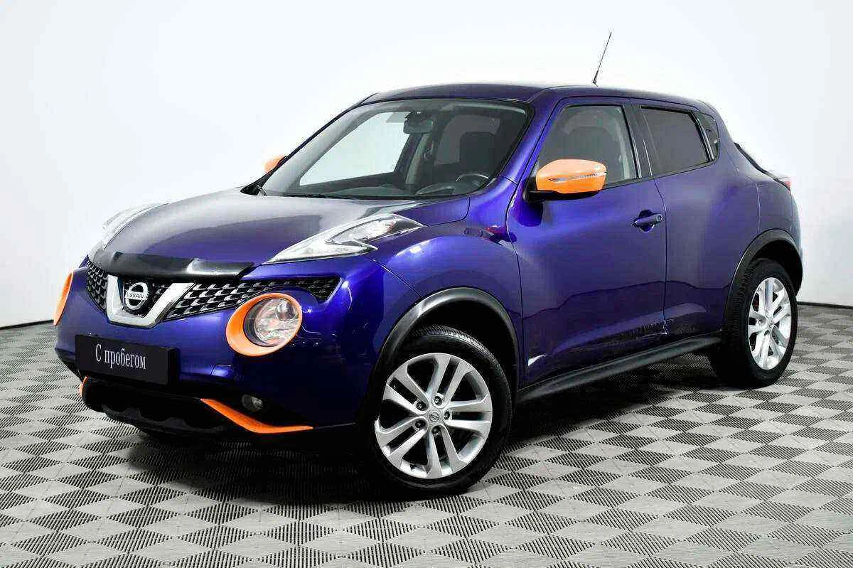 Nissan Juke, Синий, 2015, Вариатор, 117 л.с., цена от 807 500 руб.
