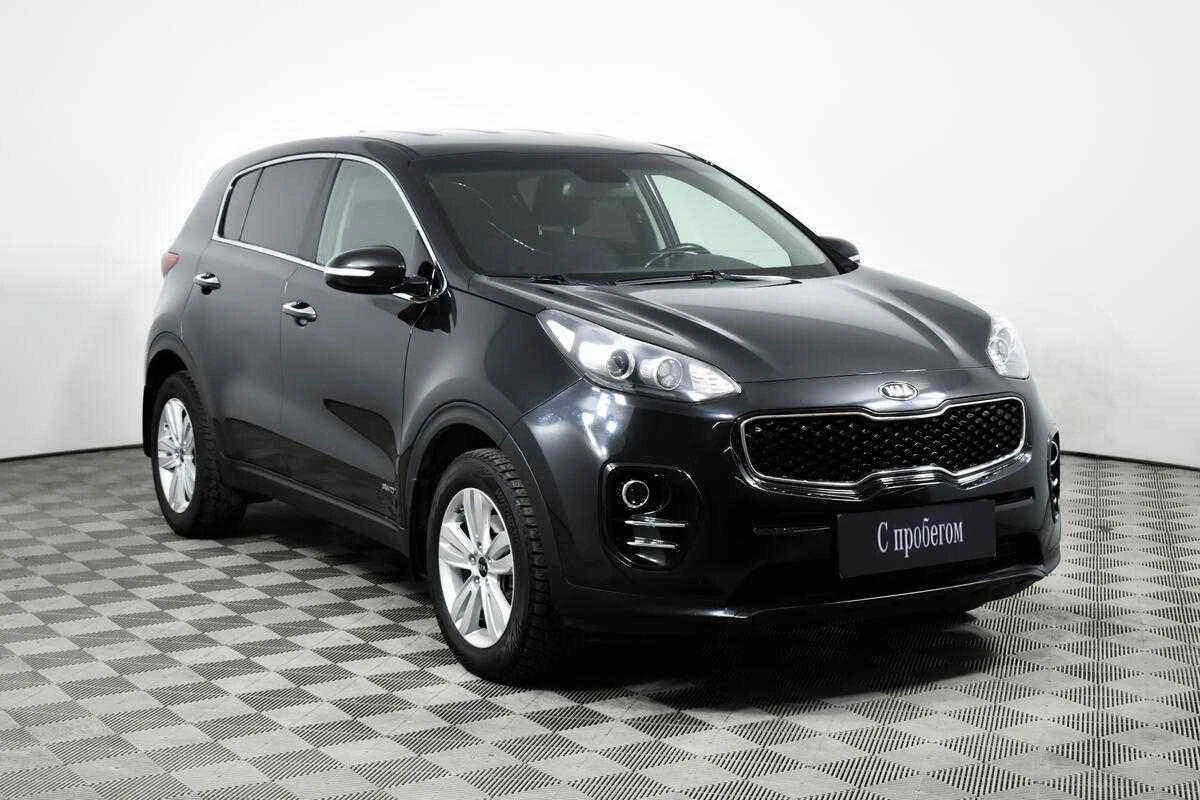 KIA Sportage, Черный, 2017, Робот, 150 л.с., цена от 1 225 000 руб.