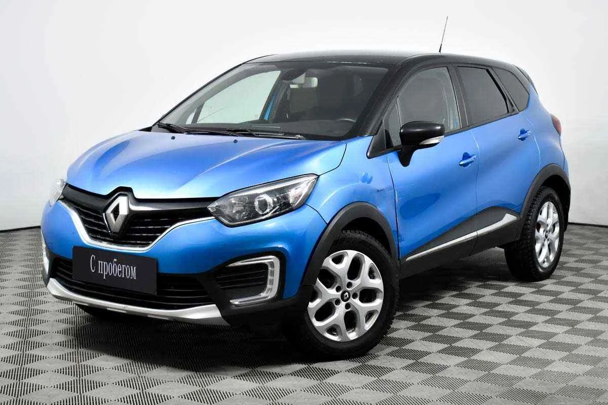 Renault Kaptur, Голубой, 2016, Вариатор, 114 л.с., цена от 559 000 руб.
