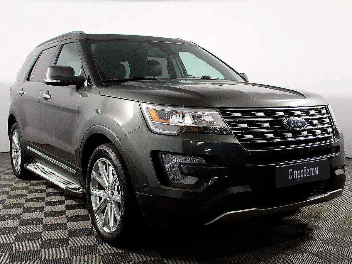 Ford Explorer, Серый, 2016, Автоматическая, 249 л.с., цена от 2 065 000 руб.