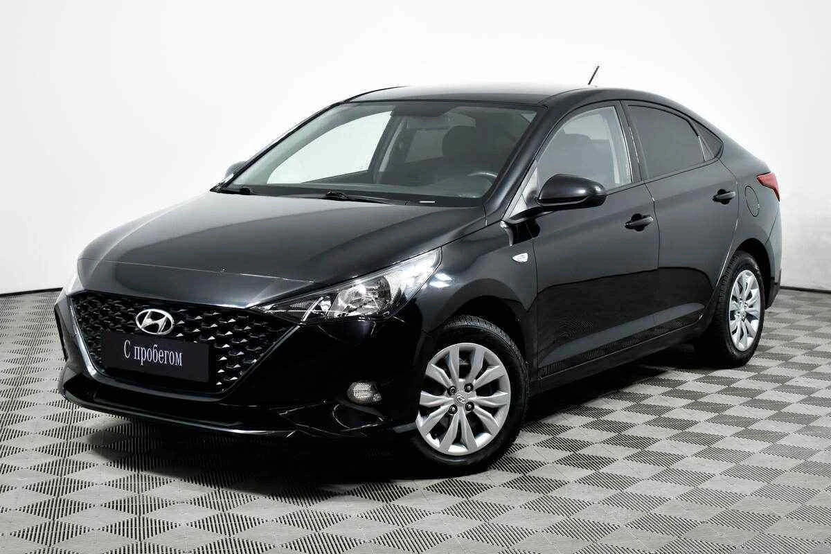 Hyundai Solaris, Черный, 2020, Автоматическая, 123 л.с., цена от 855 000 руб.