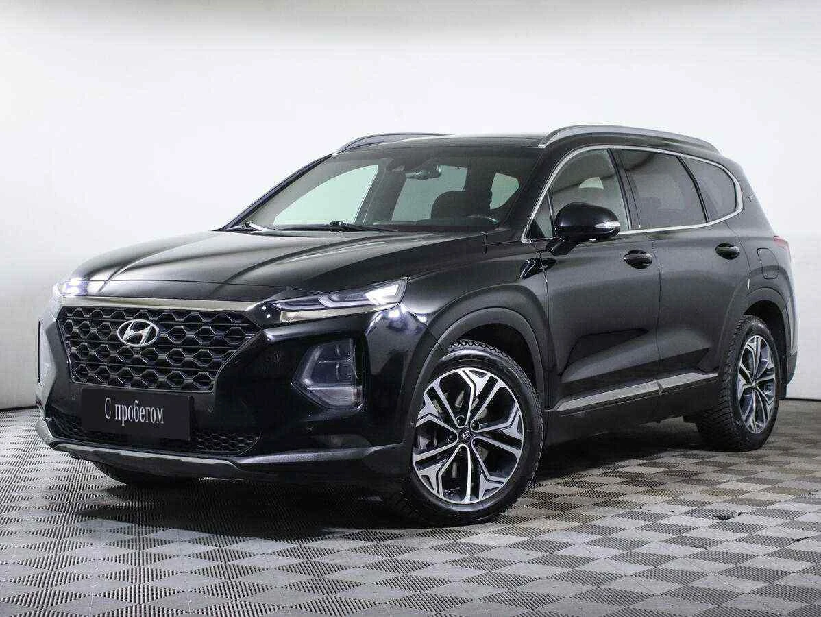 Hyundai Santa Fe, Черный, 2019, Автоматическая, 235 л.с., цена от 2 279 000 руб.