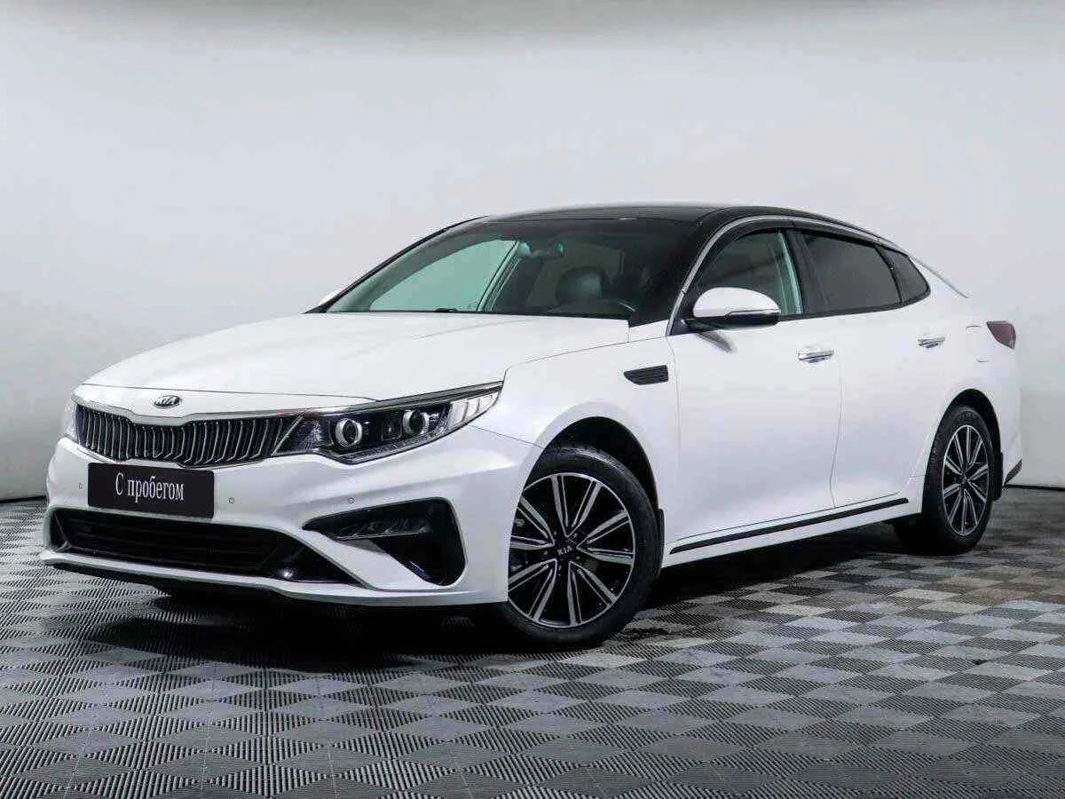 KIA Optima, Белый, 2018, Автоматическая, 188 л.с., цена от 1 360 000 руб.